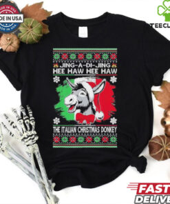 Official Chingedy ching dominick the italian Christmas donkey xmas 2024 T shirt