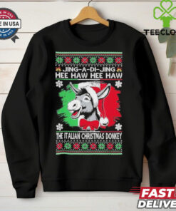 Official Chingedy ching dominick the italian Christmas donkey xmas 2024 T shirt