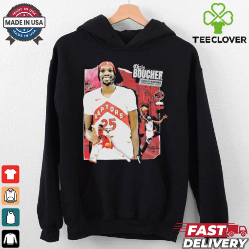 Official Chris Boucher NBA PQ Toronto Raptors T shirt