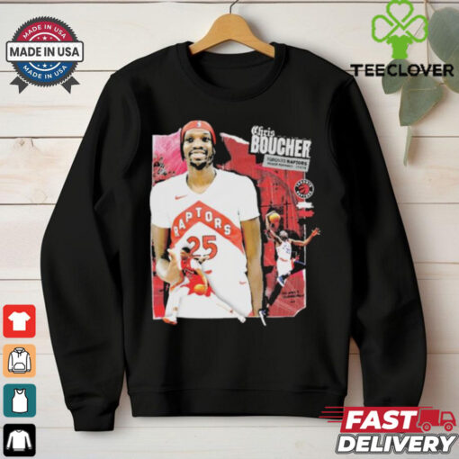 Official Chris Boucher NBA PQ Toronto Raptors T shirt