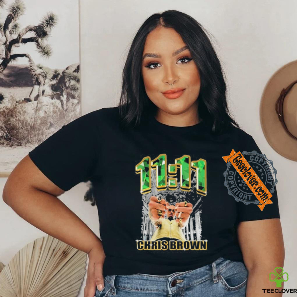Official Chris Brown Emeralds And Gold Shirt Official Chris Brown Emeralds And Gold Shirt