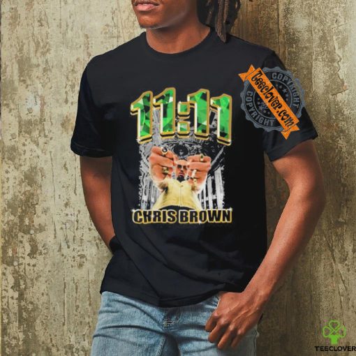 Official Chris Brown Emeralds And Gold Shirt
