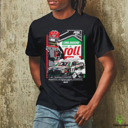 Official Chris Buescher On A Roll Michigan Shirt