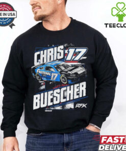 Official Chris Buescher RFK 2024 Fastenal Patriotic Nascar T Shirts