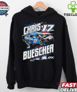 Official Chris Buescher RFK 2024 Fastenal Patriotic Nascar T Shirts