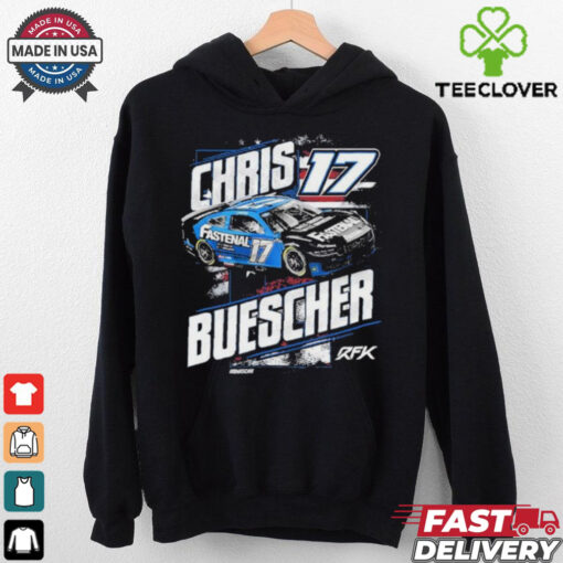 Official Chris Buescher RFK 2024 Fastenal Patriotic Nascar T Shirts