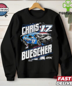 Official Chris Buescher RFK 2024 Fastenal Patriotic Nascar T Shirts