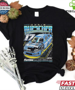 Official Chris Buescher Roush Fenway Keselowski Racing RFK Fastenal Nascar T shirts