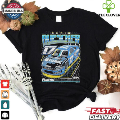 Official Chris Buescher Roush Fenway Keselowski Racing RFK Fastenal Nascar T shirts