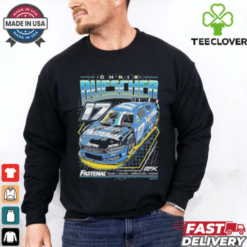 Official Chris Buescher Roush Fenway Keselowski Racing RFK Fastenal Nascar T shirts