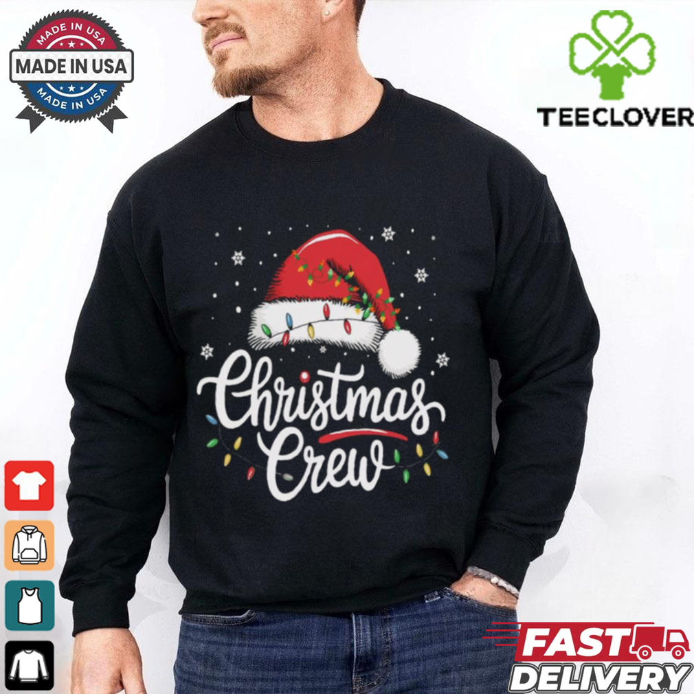 Official Christmas 2024 Cousin Crew Xmas Lights Santa Hat Pajamas Shirt Official Christmas 2024 Cousin Crew Xmas Lights Santa Hat Pajamas Shirt