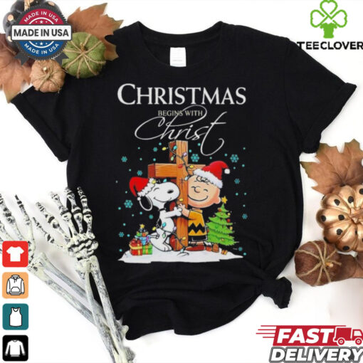 Official Christmas Begins With Christ 2024 Shirt