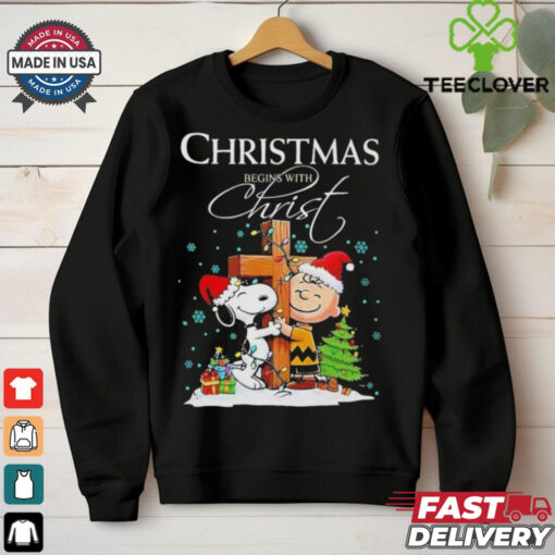 Official Christmas Begins With Christ 2024 Shirt