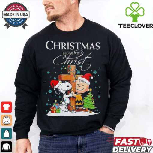 Official Christmas Begins With Christ 2024 Shirt