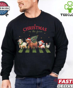 Official Christmas On The Farm Christmas Shirt