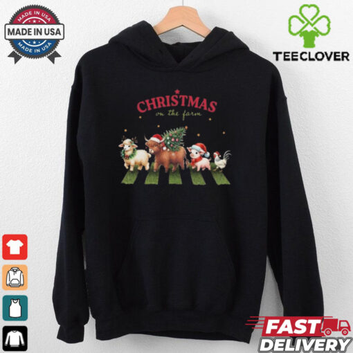 Official Christmas On The Farm Christmas Shirt