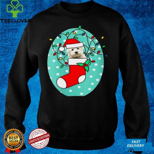 Official Christmas Stocking Dog Maltese Shirt hoodie, Sweater