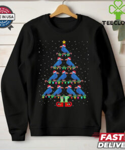 Official Christmas Tree Lights Santa Hat ELF Crow Xmas Tree Ugly Sweater Merry Christmas 2024 T Shirt