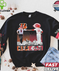 Official Cincinnati Bengals 2024 Joseph Burrow Cincinnati Reds Joey Votto T Shirt