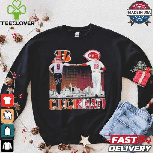 Official Cincinnati Bengals 2024 Joseph Burrow Cincinnati Reds Joey Votto T Shirt