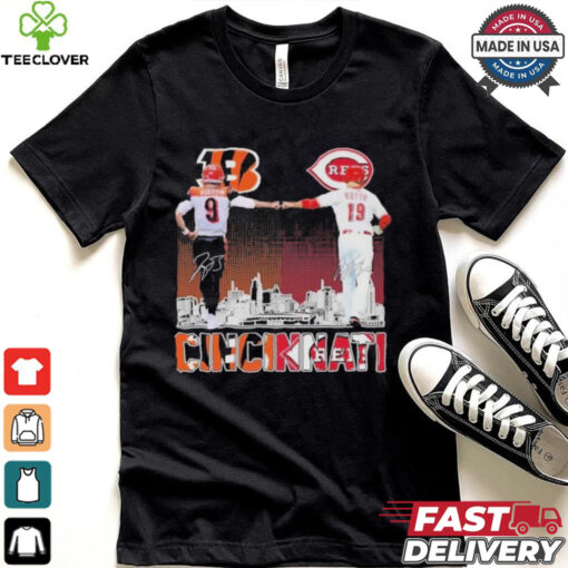 Official Cincinnati Bengals 2024 Joseph Burrow Cincinnati Reds Joey Votto T Shirt