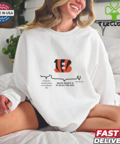 Official Cincinnati Bengals oh boy am i excited to watch my favorite team play oh my anxiety is at an all time high t shirt
