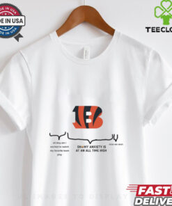 Official Cincinnati Bengals oh boy am i excited to watch my favorite team play oh my anxiety is at an all time high t shirt