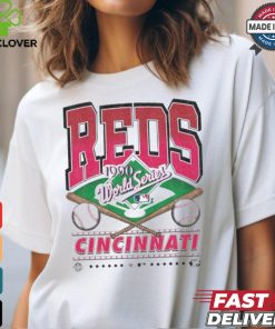 Official Cincinnati Reds White Straight Shot 47 Franklin Fashion Shirt