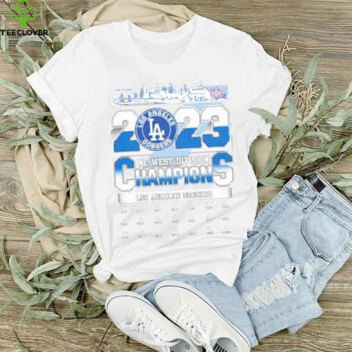 Official City Of Angels Los Angeles Dodgers NL West Division Champions 1974 2023 Shirt