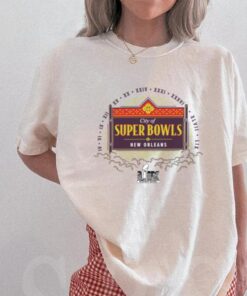 Official City Of Super Bowl LIX New Orleans Marble Wordmark 2025 Shirt