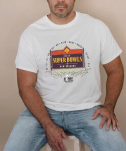 Official City Of Super Bowl LIX New Orleans Marble Wordmark 2025 Shirt