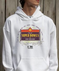 Official City Of Super Bowl LIX New Orleans Marble Wordmark 2025 Shirt