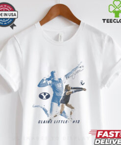 Official Claire Little #12 Byu Volleyball Portrait Signature t shirt
