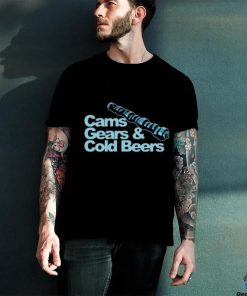 Official Cleetus Mcfarland Merch Shop Cam Gears And Cold Beers New T Shirt