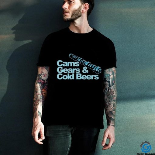 Official Cleetus Mcfarland Merch Shop Cam Gears And Cold Beers New T Shirt