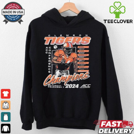 Official Clemson Tigers Champions Sat December 7 2024 ACC Conference t shirt