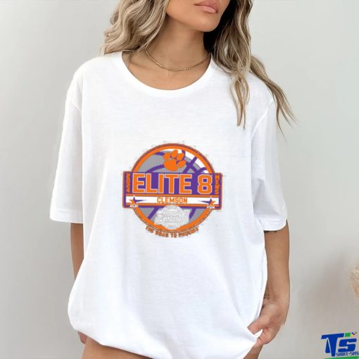 Official Clemson Tigers Men’s Basketball 2024 Elite 8 T Shirt