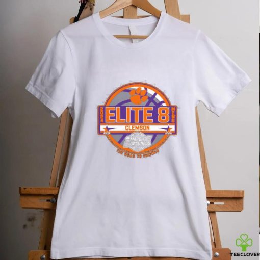 Official Clemson Tigers Men’s Basketball 2024 Elite 8 T Shirt