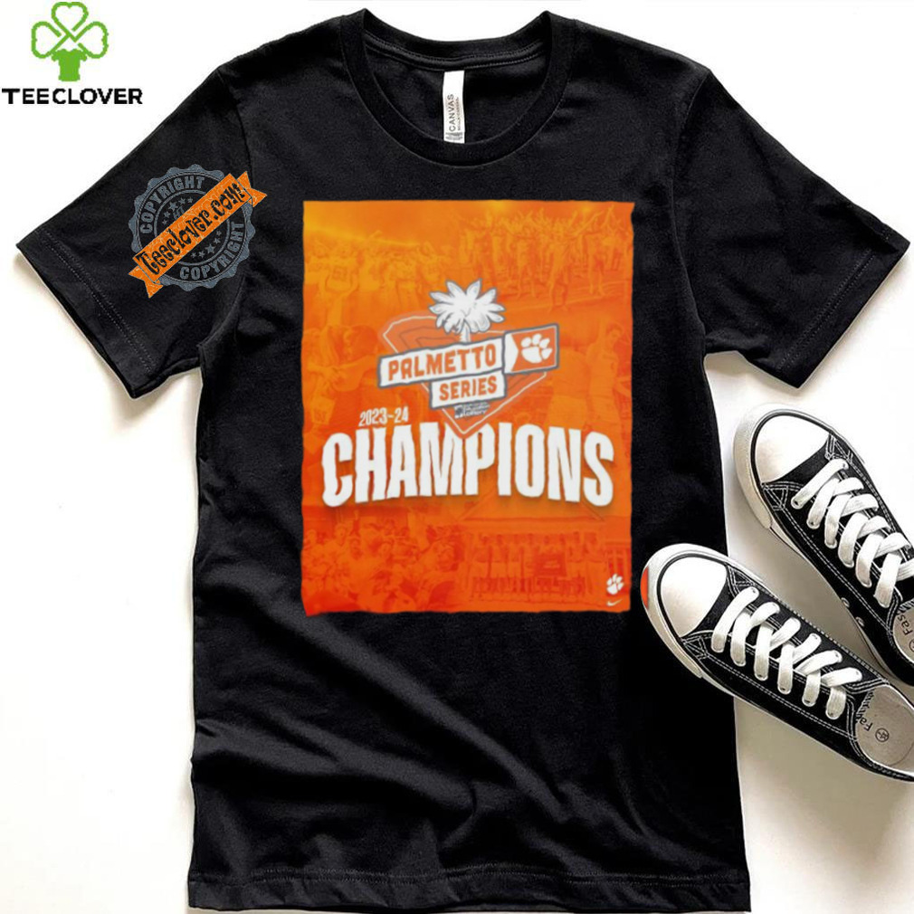 Official Clemson Tigers Palmetto Series 2023 24 Champions shirt Official Clemson Tigers Palmetto Series 2023 24 Champions shirt