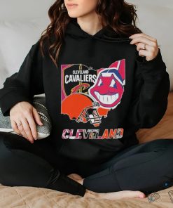 Official Cleveland Browns Cleveland Indians Cleveland Cavaliers City Of Sport T Shirt