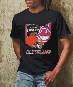 Official Cleveland Browns Cleveland Indians Cleveland Cavaliers City Of Sport T Shirt