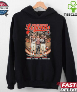 Official Cleveland Browns Legends Frank Ryan Jim Donovan Jim Brown T Shirt