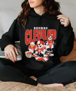 Official Cleveland Browns Mickey Donald Duck And Goofy Football Team 2024 T shirt