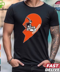 Official Cleveland Browns Partners Half Heart Shirt