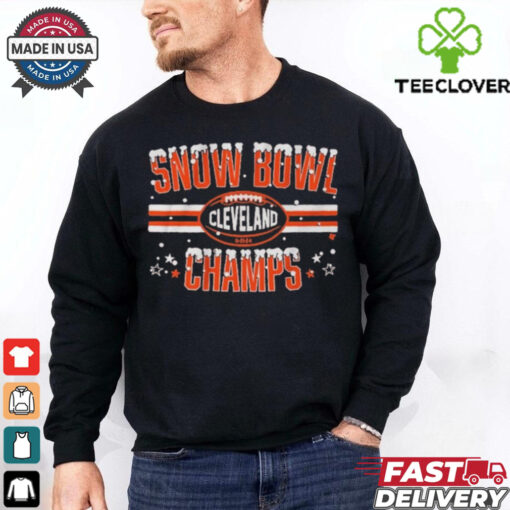 Official Cleveland Browns Snow Bowl Champs 2024 Shirt