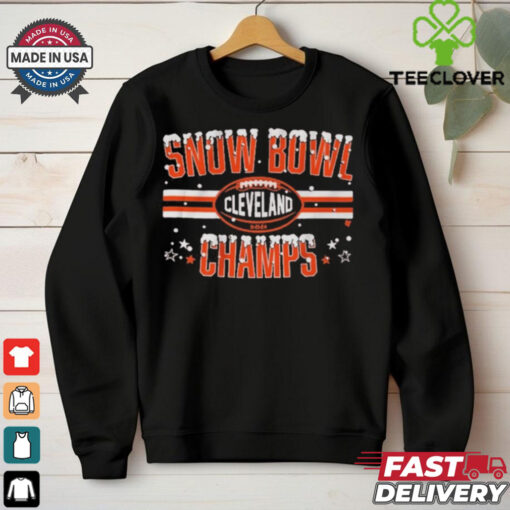 Official Cleveland Browns Snow Bowl Champs 2024 Shirt