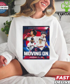 Official Cleveland Guardians MLB Moving On Postseason 2024 Poster t shirt