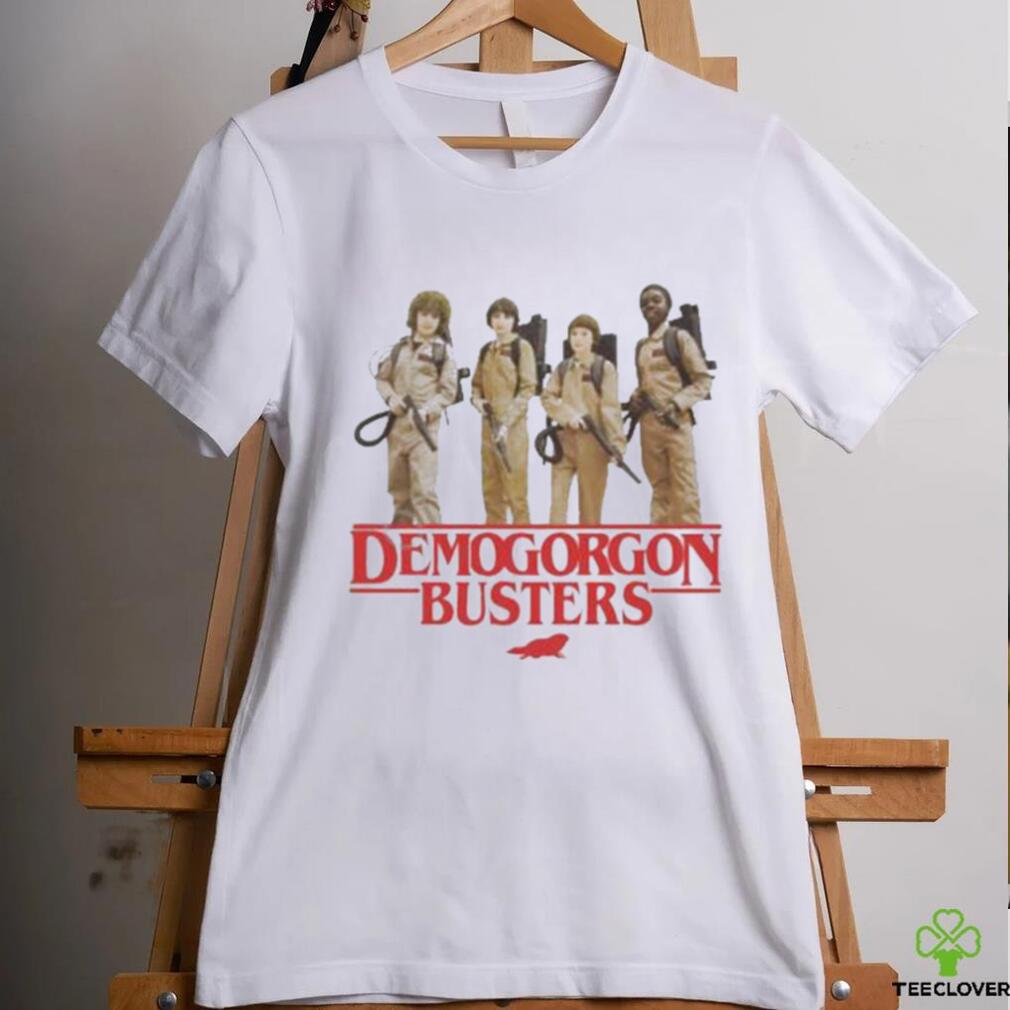Official Cleveland browns stranger things demogorgon busters T shirt Official Cleveland browns stranger things demogorgon busters T shirt