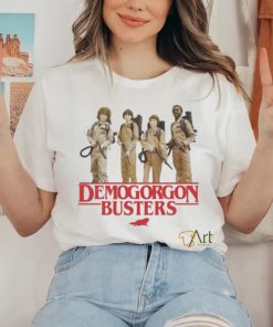 Official Cleveland browns stranger things demogorgon busters T shirt 4 Official Cleveland browns stranger things demogorgon busters T shirt
