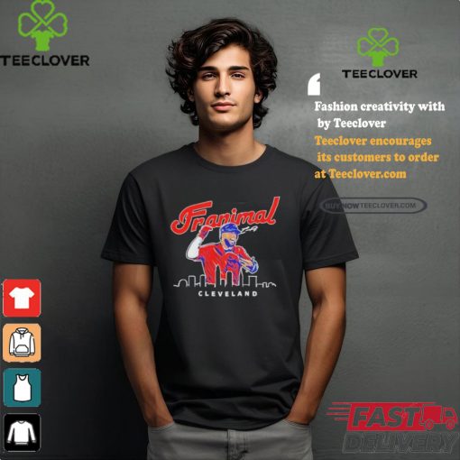 Official Cleveland guardians franmil federico reyes skyline city signature T shirt